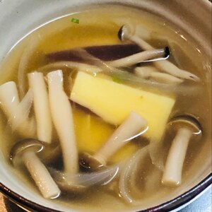 しめじとさつまいものスープ♪